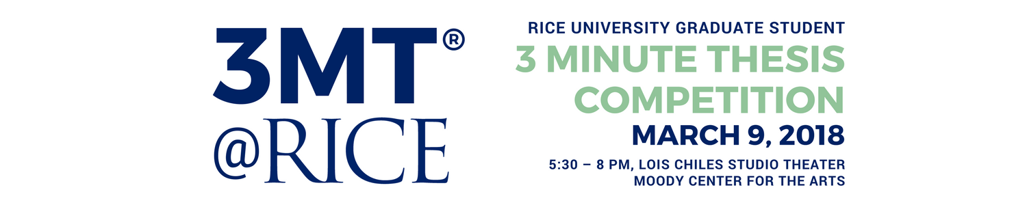 Rice University Three Minute Thesis